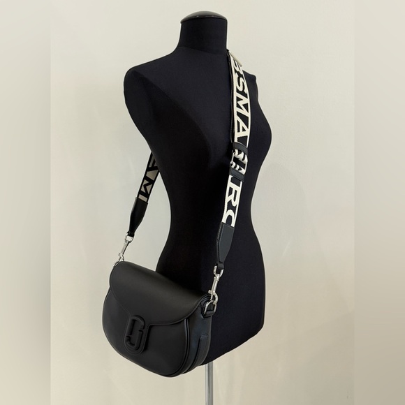 NWT Marc Jacobs J Marc large saddle bag - black